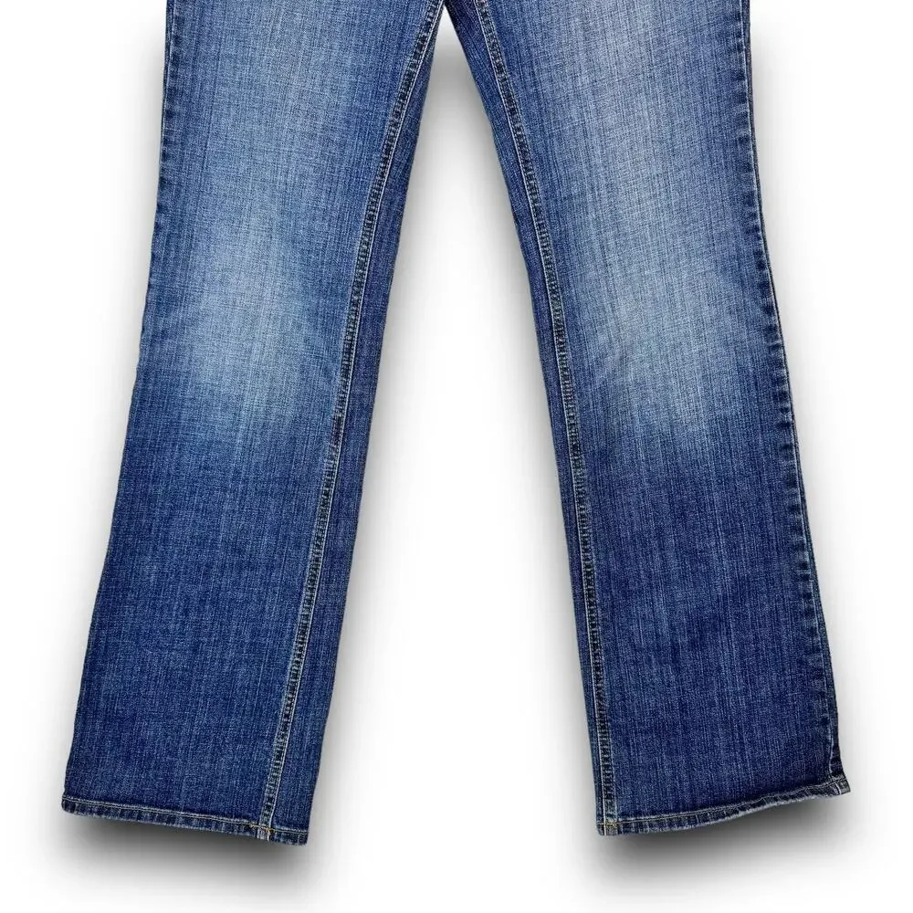 Banana Republic Factory Womens Low Rise Straight Leg Jeans Medium Wash Size 4 - Picture 3 of 8